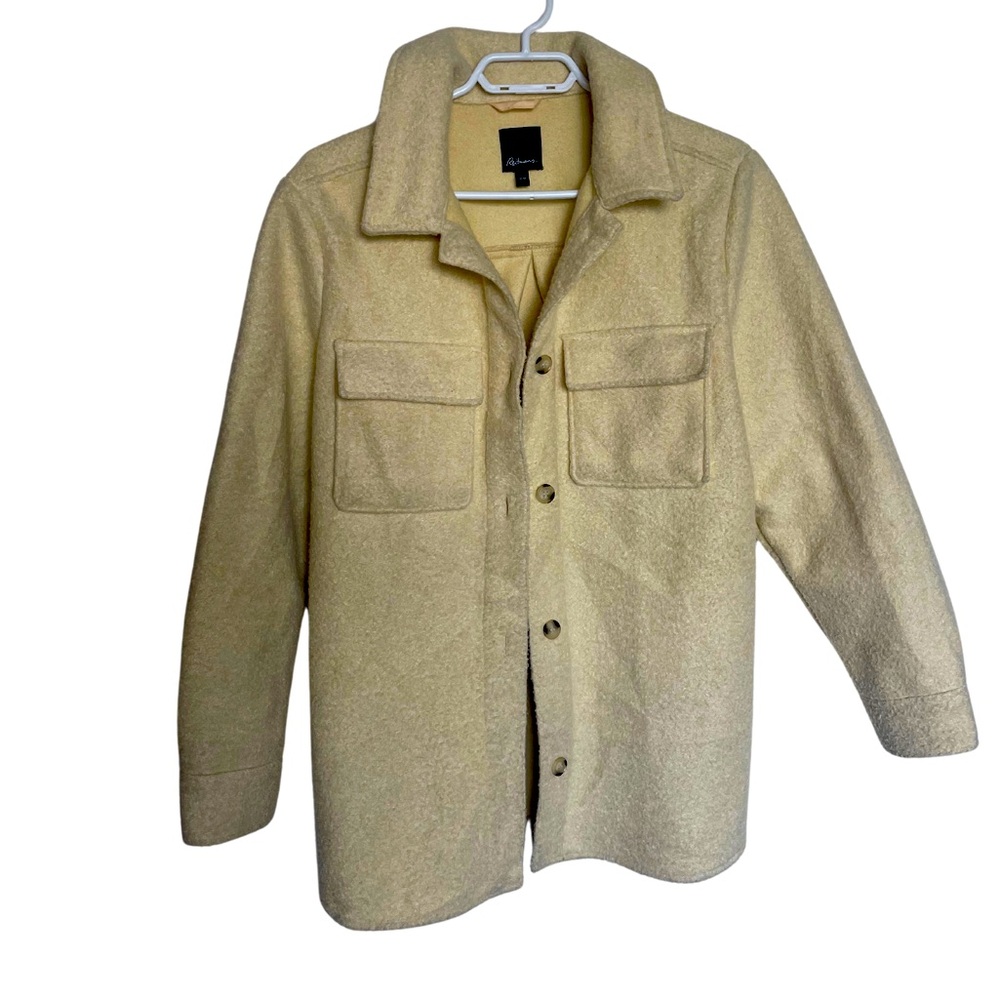 Teddy Shacket medium coastal grandma cozy casual oversized long line boyfriend